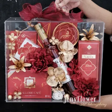 Giỏ Quà Đỏ Phú Quý