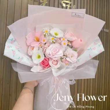 Bó Sáp Phối Nhỏ Hồng